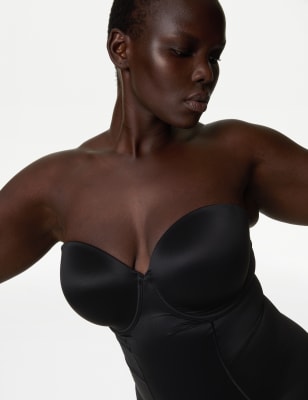 

Womens Body by M&S Body Define™ Firm Control Bodysuit A-E - Black, Black