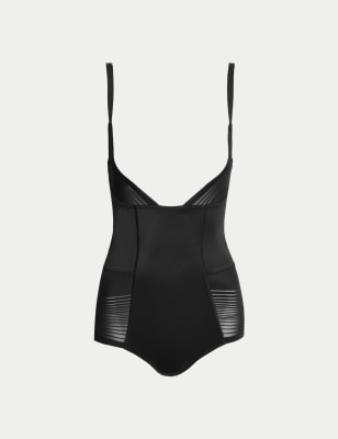 

Womens Body by M&S Body Define™ Firm Control Wear Your Own Bra Bodysuit - Black, Black