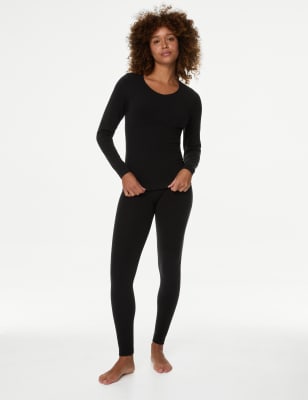 

Womens M&S Collection Heatgen™ Thermal Shaping Leggings - Black, Black