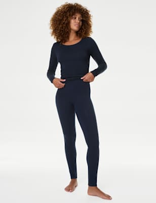 

Womens M&S Collection Heatgen™ Medium Thermal Brushed Leggings - Navy, Navy