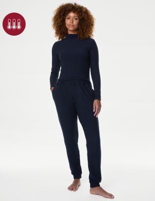 

Womens M&S Collection Heatgen™ Maximum Thermal Fleece Joggers - Navy, Navy