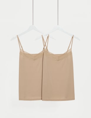 

M&S Collection Pack de 2 camisetas Cool ComfortWomens - Nude Mix, Nude Mix