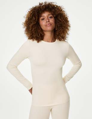 

Womens M&S Collection Heatgen™ Medium Thermal Crew Neck Top - Light Cream, Light Cream