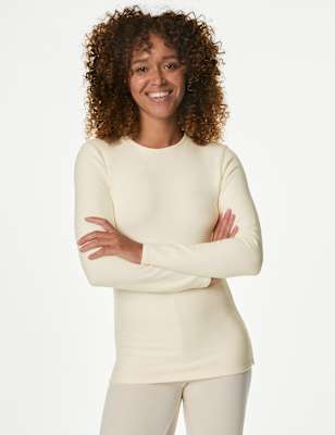 

Womens M&S Collection Heatgen™ Maximum Thermal Fleece Top - Light Cream, Light Cream