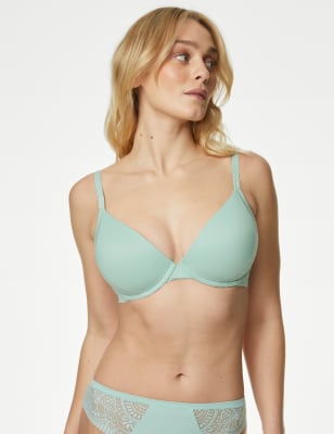 

Womens Body by M&S Body Soft™ Wired Plunge T-Shirt Bra A-E - Dusted Mint, Dusted Mint