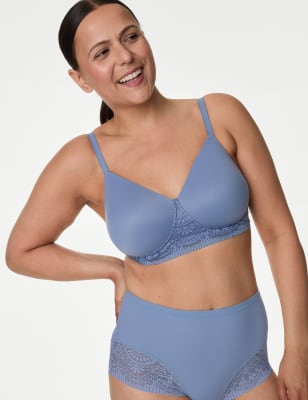 

Womens Body by M&S Body Soft™ Non Wired Post Surgery Bra A-H - Slate Blue, Slate Blue