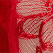 Embrace Underwired Plunge Bra, REDCURRANT, swatch