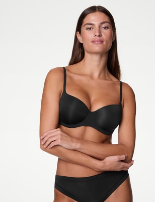 

Womens Body by M&S Flexifit™ Wired Balcony T-Shirt Bra (A-E) - Black, Black