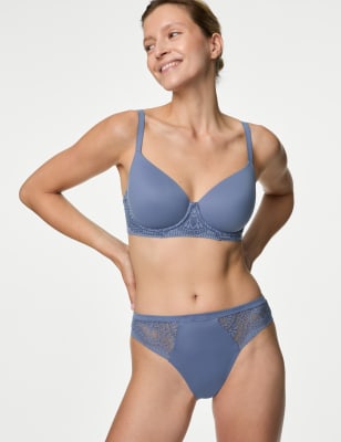 

Womens Body by M&S Body Soft™ Wired Full Cup T-Shirt Bra A-E - Slate Blue, Slate Blue