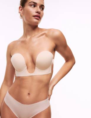 

Womens M&S Collection U Plunge Push Up Stick on Bra A-E - Opaline, Opaline