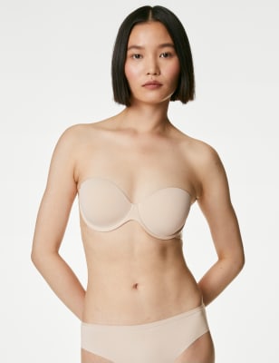 

Womens M&S Collection Wired Stick On Strapless Winged Bra - Opaline, Opaline