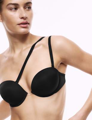 

Womens M&S Collection Wired Multiway Push Up Bra (A-DD) - Black Mix, Black Mix