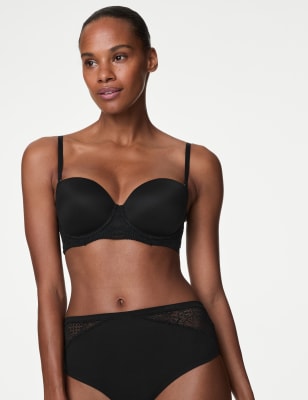 

Womens Body by M&S Body Soft™ Wired Strapless Bra A-E - Black, Black