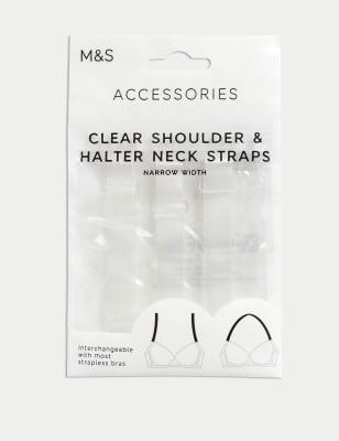 

Womens M&S Collection Clear Narrow Bra Straps, Clear