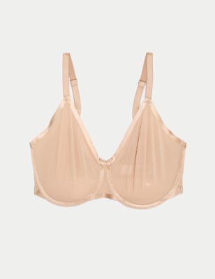 

Womens Body by M&S Flexifit™ Sheer Wired Full Cup Bra F-H - Rose Quartz, Rose Quartz