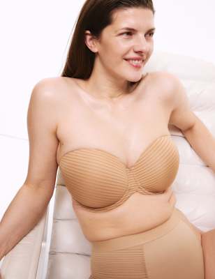 

Womens Body by M&S Body Define™ Wired Strapless Bra (F+) - Rose Quartz, Rose Quartz