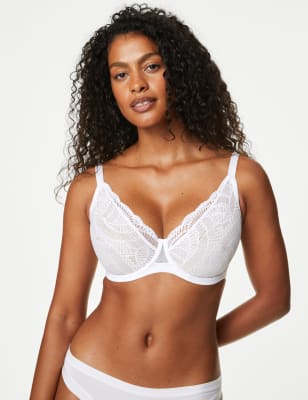 

Womens M&S Collection Natural Lift™ Wired Full Cup Bra F-H - White, White