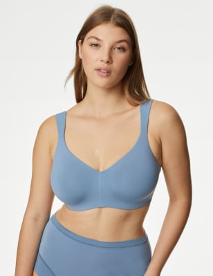 

Womens Body by M&S Flexifit™ Wired Minimiser Bra C-H - Grey Blue, Grey Blue