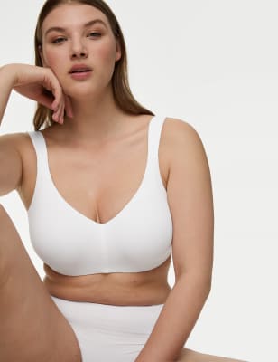 

Womens Body by M&S Flexifit™ Wired Minimiser Bra C-H - White, White