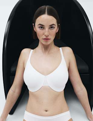 Womens Body by M&S Body Invisibles™ Wired Minimiser Bra C-H, White