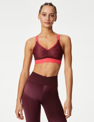 

Womens Goodmove Freedom To Move Ultimate Support Sports Bra A-E - Burgundy, Burgundy