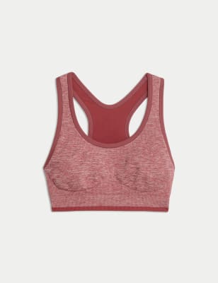 

Womens Goodmove Reversible Seamless Medium Support Sports Bra - Berry, Berry