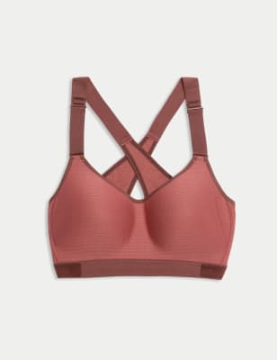 

Womens Goodmove Ultimate Support Custom Fit Non Wired Sports Bra (A-E) - Berry, Berry