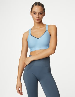 

Womens Goodmove Einstellbarer, bügelloser Sport-BH für ultimativen Halt (A-E) - Powder Blue, Powder Blue