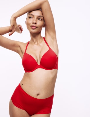 

Womens Body by M&S Flexifit™ Wired Push-Up Plunge Bra (A-E), Red