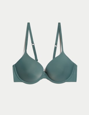 

Womens Body by M&S Flexifit™ Wired Push-Up Plunge Bra (A-E) - Smokey Green, Smokey Green