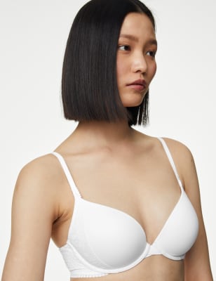 

Body by M&S Sujetador push-up Body Soft™ escotado con aros para copa A-EWomens - White, White