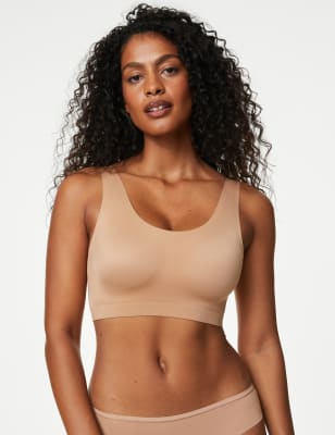 

Womens Body by M&S Flexifit™ Non Wired Crop Top - Rich Amber, Rich Amber