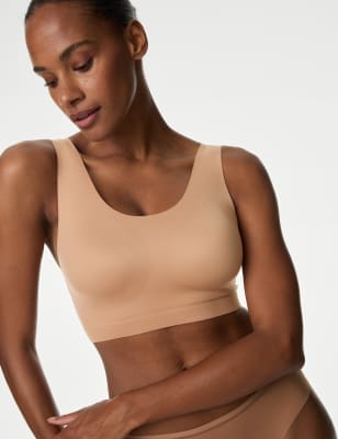 

Womens Body by M&S Flexifit™ Non Wired Crop Top - Rich Amber, Rich Amber