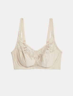 

Womens M&S Collection Total Support Wildblooms Non-Wired Bra B-H - Opaline, Opaline