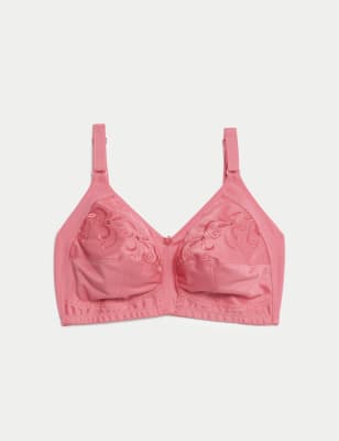 

Womens M&S Collection Total Support Embroidered Full Cup Bra GG-K - Bright Rose, Bright Rose