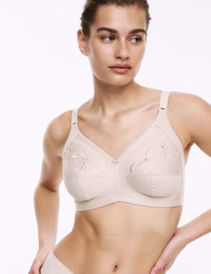 

Womens M&S Collection Total Support Embroidered Full Cup Bra B-G - Opaline, Opaline