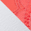 2pk Mesh Lace Push-Up Plunge Bras A-E, BRIGHT CORAL, swatch