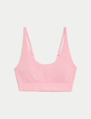 

Womens M&S Collection Seamless Non Wired First Bralette - Pink Mix, Pink Mix