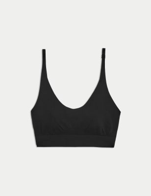 

Womens M&S Collection Seamless Non Wired First Bralette - Black, Black