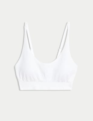 

Womens M&S Collection Seamless Non Wired First Bralette - White, White