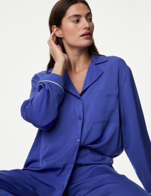 

Womens M&S Collection Dream Satin™ Pyjama Set - Ultraviolet, Ultraviolet