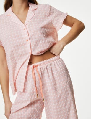 Pure Cotton Gingham Pyjama Set - EE