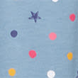 Cotton Spot Print Cuff Joggers, PETROL MIX, swatch