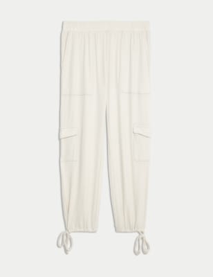 

Womens B by Boutique Cosy Cargo Pyjama Bottoms - Ivory, Ivory