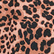 Pure Cotton Poplin Leopard Pyjama Bottoms, BROWN MIX, swatch