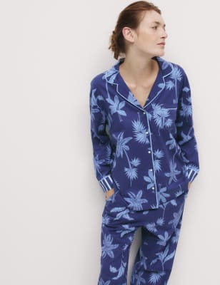 

Womens Body by M&S Cool Comfort™ Printed Pyjama Set - Navy Mix, Navy Mix