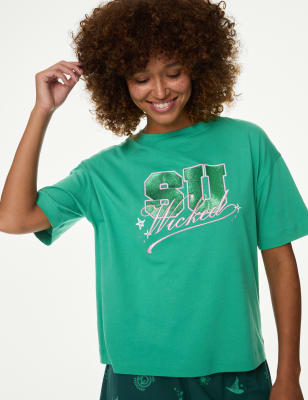 

Womens M&S Collection Shortie-Set Wicked™ aus reiner Baumwolle - Green Mix, Green Mix