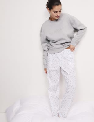 

Womens Body by M&S Cool Comfort™ Printed Pyjama Set - Grey Mix, Grey Mix