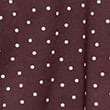 Pure Cotton Polka Dot Revere Shortie Set, MAHOGANY, swatch