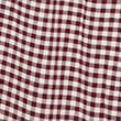 Pure Cotton Gingham Revere Pyjama Set, BURGUNDY MIX, swatch